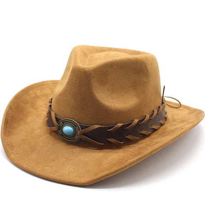 Suede Western Cowboy Hat