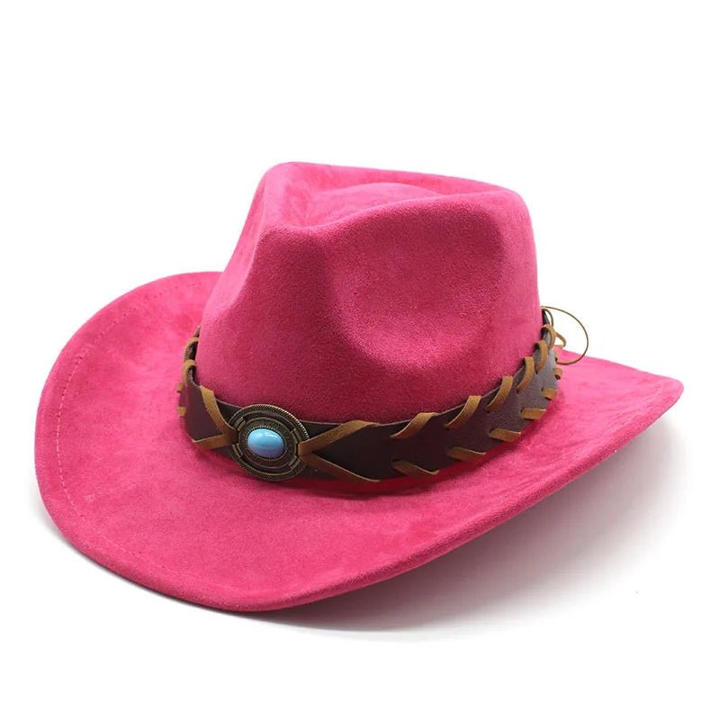 Suede Western Cowboy Hat