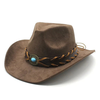 Suede Western Cowboy Hat