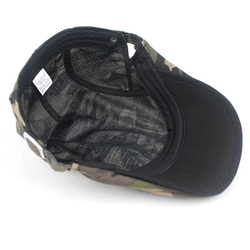 Summer Camouflage Newsboy Caps Men Cotton Flat Peaked Cap Women Painter Beret Hats 05 - HAT MARTS