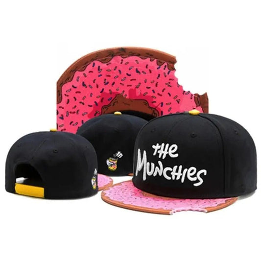 THE MUNCHIES Snacks Baseball Cap - Pink Snapback - HAT MARTS