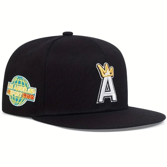 Unisex "A" Crown Embroidered Baseball Cap