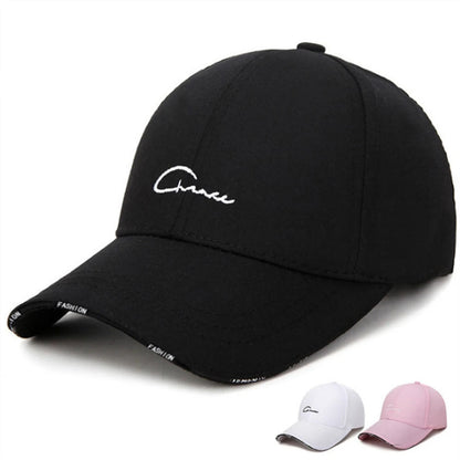 Unisex Black & White Baseball Cap - HAT MARTS