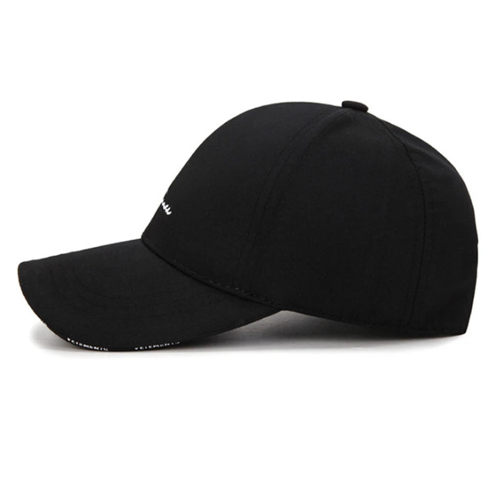 Unisex Black & White Baseball Cap - HAT MARTS