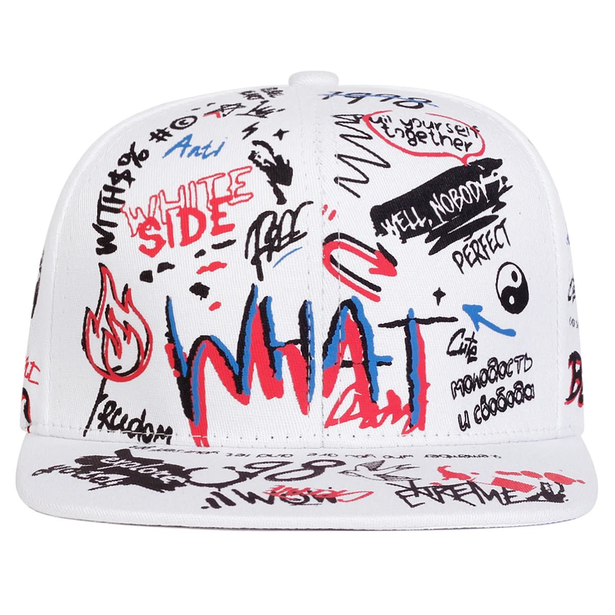 Unisex Graffiti Baseball Cap - HAT MARTS