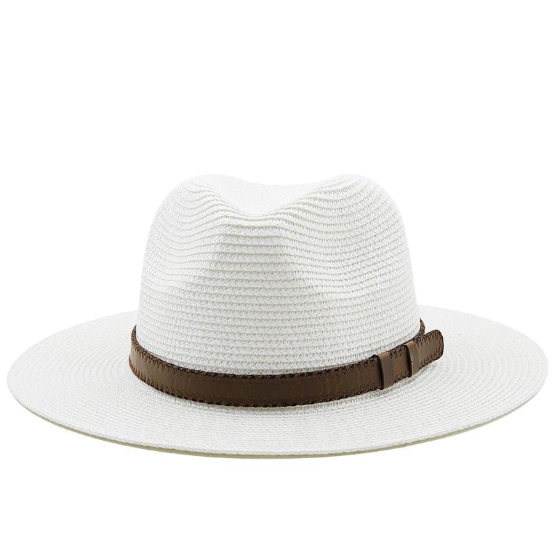 Unisex Panama Straw Hat for Summer - Wide Brim