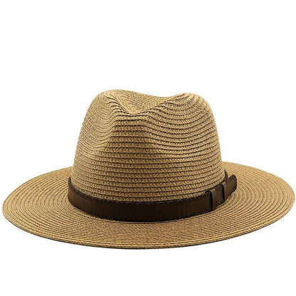 Unisex Panama Straw Hat for Summer - Wide Brim