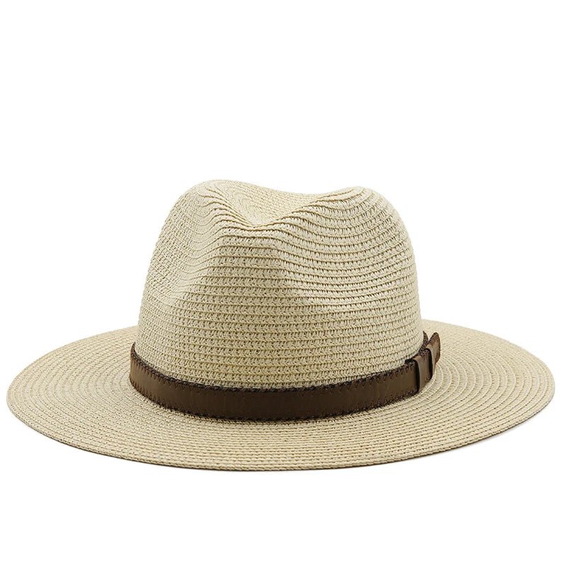 Unisex Panama Straw Hat for Summer - Wide Brim