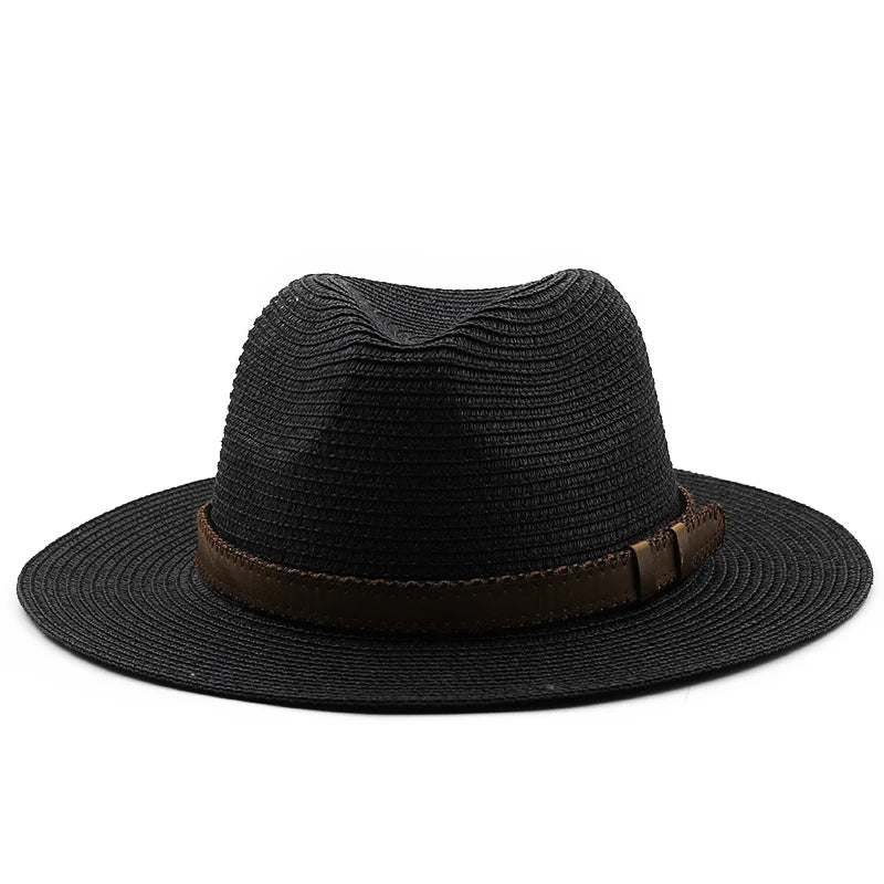 Unisex Panama Straw Hat for Summer - Wide Brim