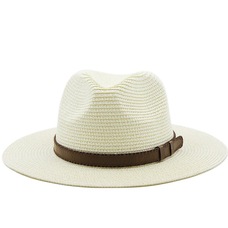 Unisex Panama Straw Hat for Summer - Wide Brim