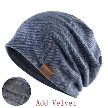 Velvet Knit Beanie - HAT MARTS