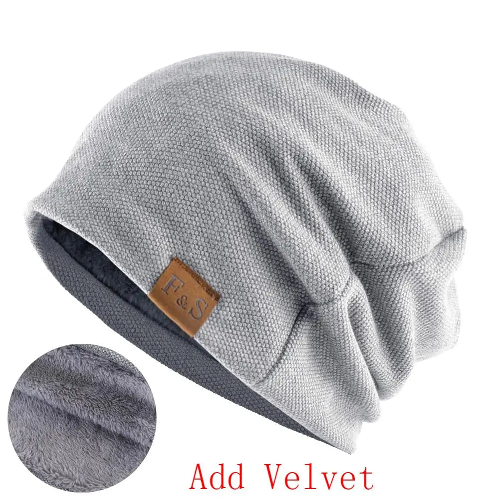 Velvet Knit Beanie - HAT MARTS