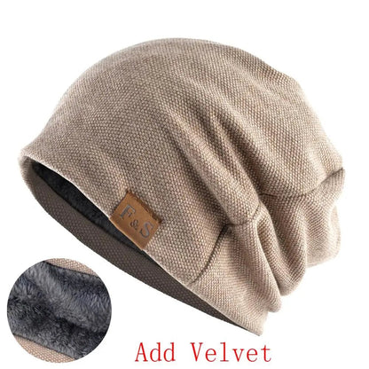 Velvet Knit Beanie - HAT MARTS