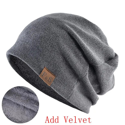 Velvet Knit Beanie - HAT MARTS