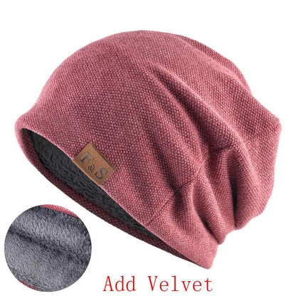 Velvet Knit Beanie - HAT MARTS