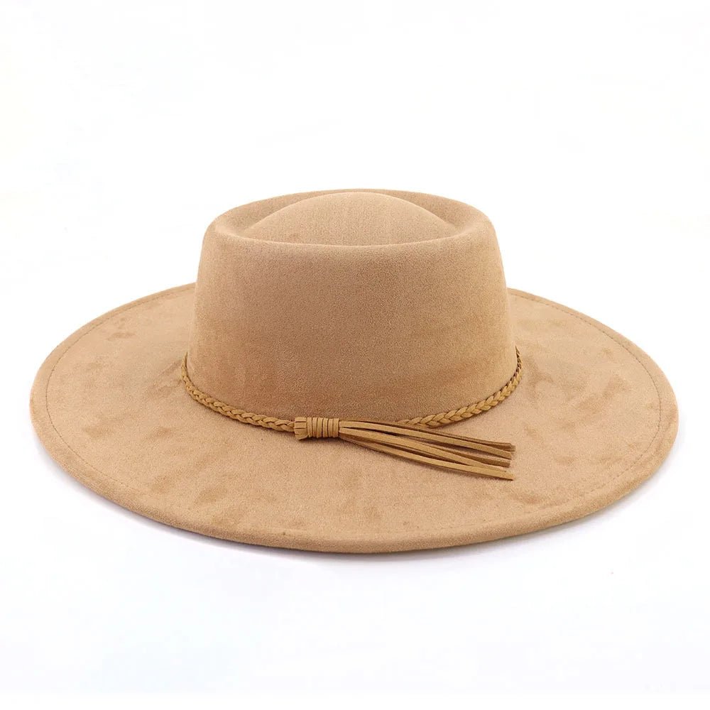 Wide Brim Fedora Hat - HAT MARTS