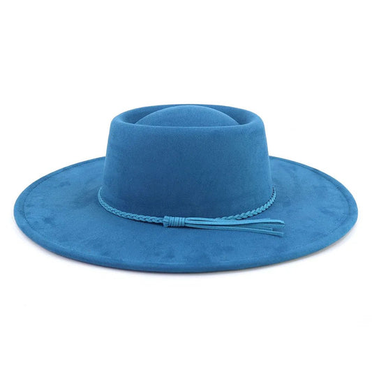 Wide Brim Fedora Hat - HAT MARTS