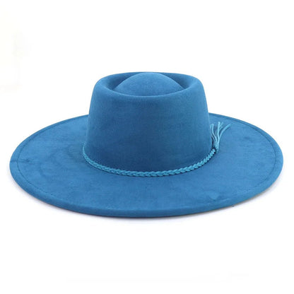 Wide Brim Fedora Hat - HAT MARTS