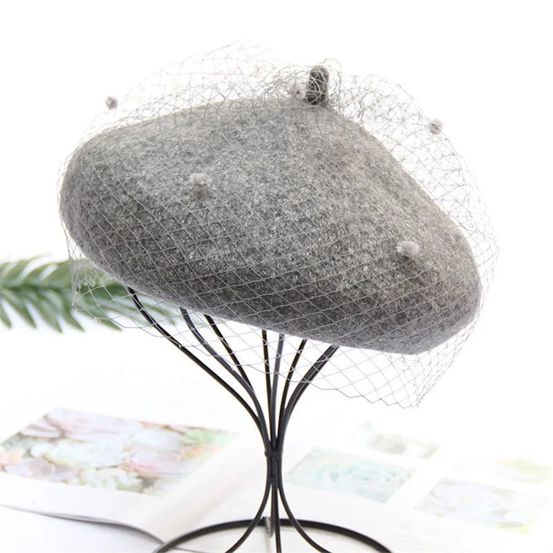 Winter Wool Vintage Beret