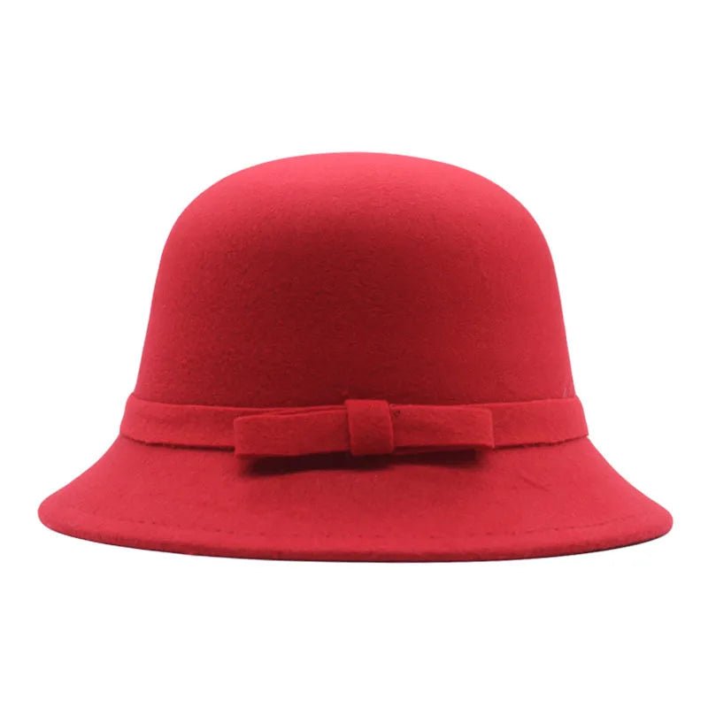 Women's Elegant Fedora with Bow - HAT MARTS