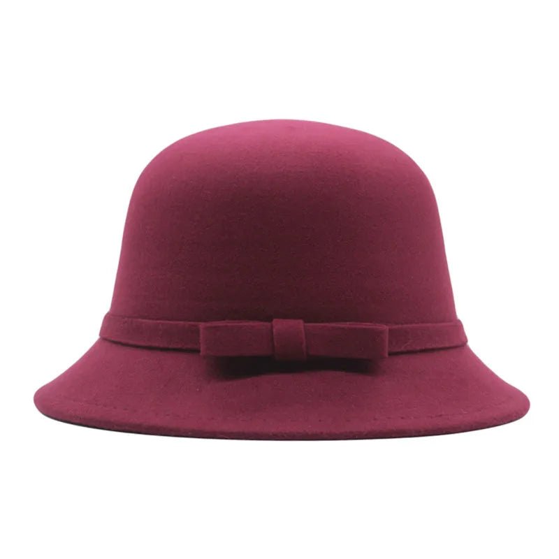 Women's Elegant Fedora with Bow - HAT MARTS