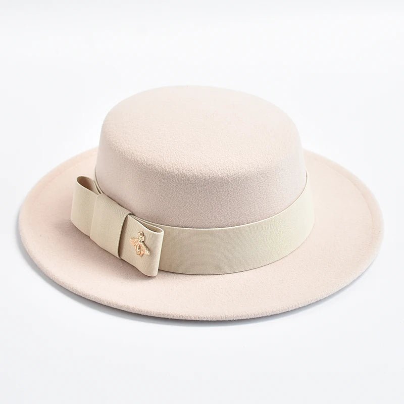 Women's Fedora Hat with Bow - HAT MARTS