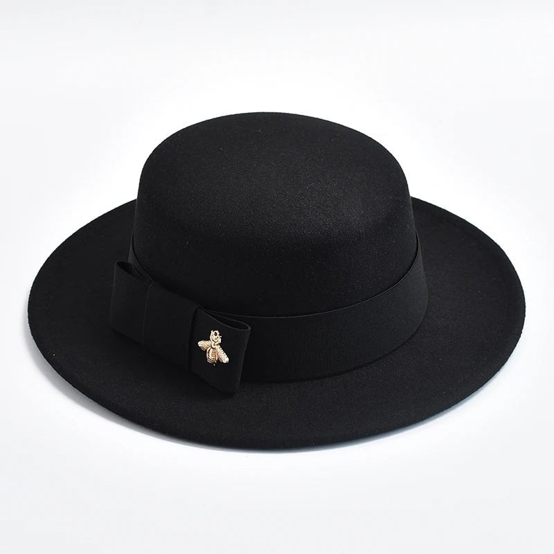 Women's Fedora Hat with Bow - HAT MARTS