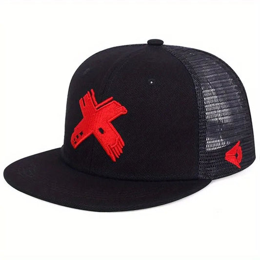 X Embroidered Baseball Cap - Unisex Hip Hop StyleHAT MARTS